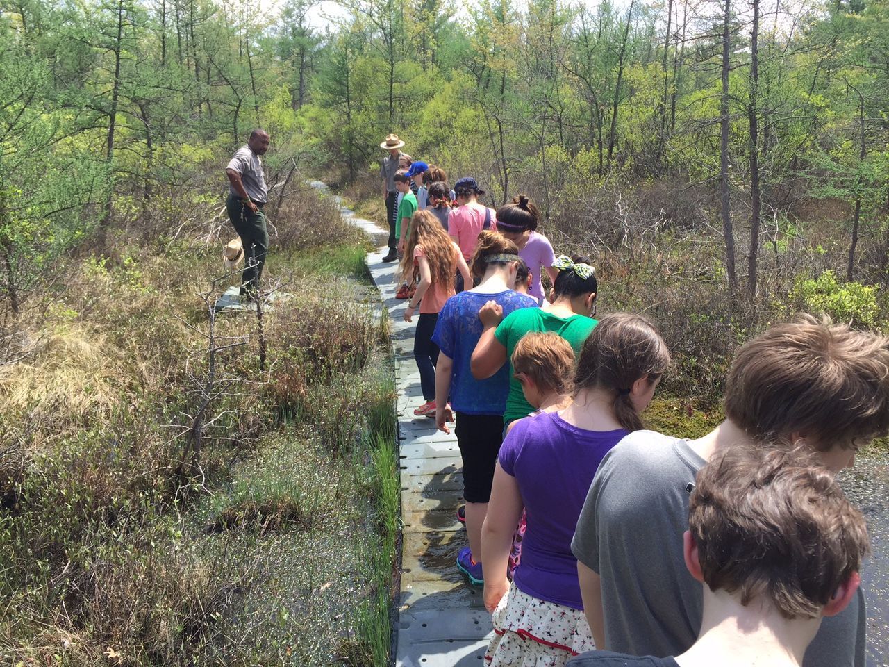 Students learn about a unique environment on field trip